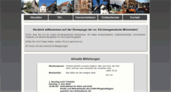Desktop Screenshot of ev-kirche-moensheim.de